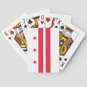 Flagga i Washington D.C. (Columbia District) Casinokort