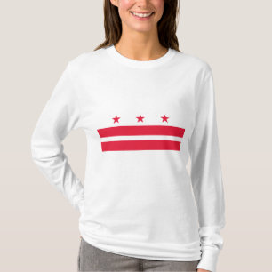 Flagga i Washington D.C. (Columbia District) T Shirt
