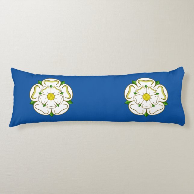 Flagga i Yorkshire Body Pillow Kroppskudde (Framsidan)