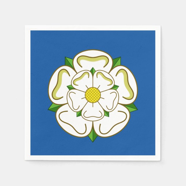 Flagga i Yorkshire Pappersservett (Framsidan)