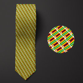 Flagga i Zimbabwe Mönster Slips