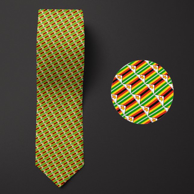 Flagga i Zimbabwe Mönster Slips (Skapare uppladdad)