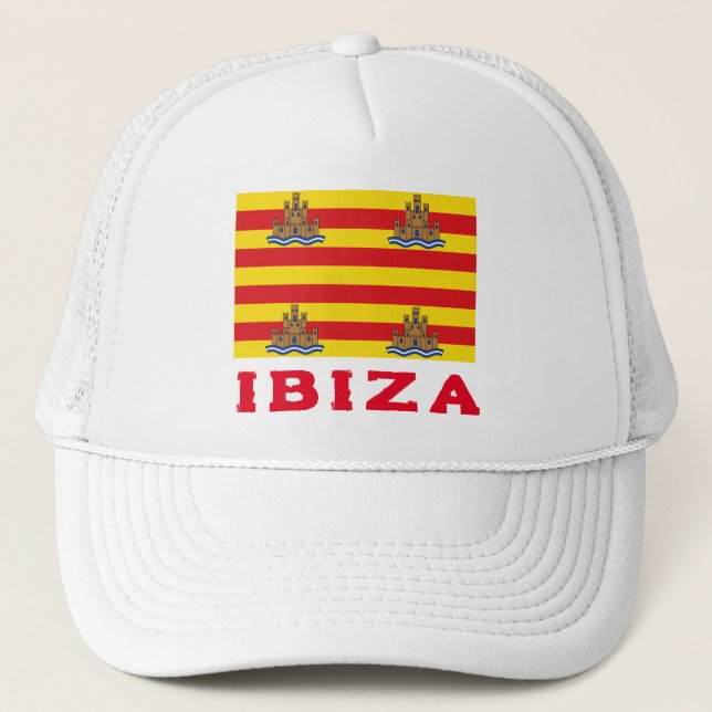 Flagga Ibiza, SPANIEN Keps (Framsida)