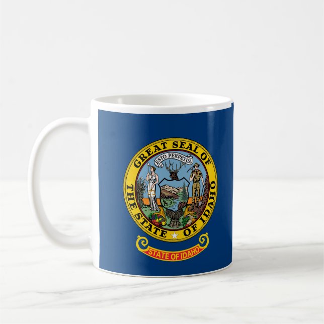 Flagga Idaho Kaffemugg (Vänster)