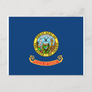 Flagga Idaho Vykort
