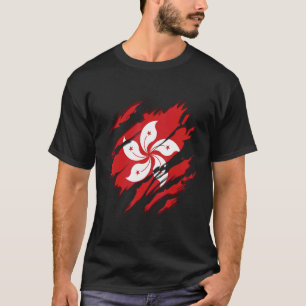 Flagga Identity Pride Heritage Hong Kong T Shirt