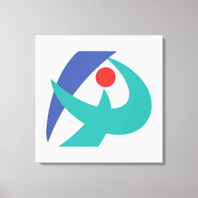 Flagga Iga, Mie, Japan Canvastryck (Framsida)