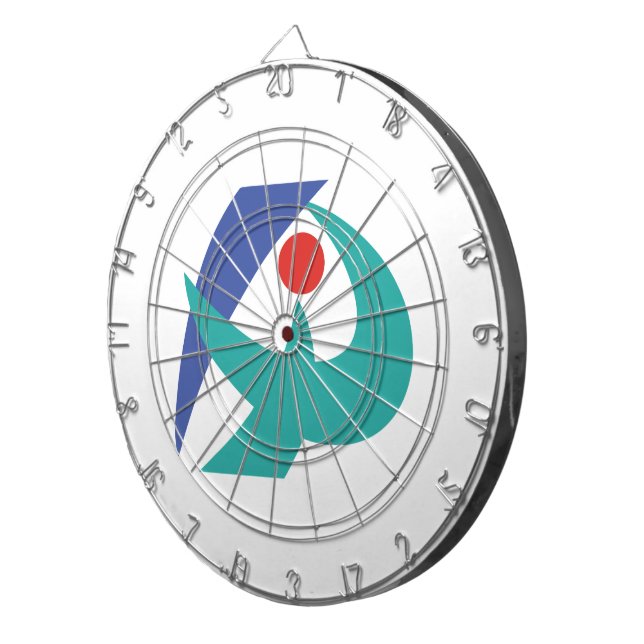 Flagga Iga, Mie, Japan Darttavla (Högra Framsidan)