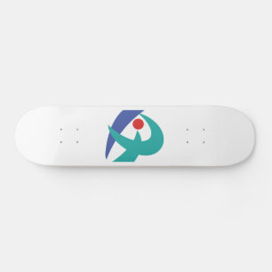 Flagga Iga, Mie, Japan Skateboard Bräda 21,5 Cm