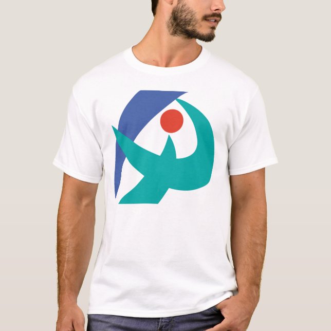 Flagga Iga, Mie, Japan T-shirt (Framsida)