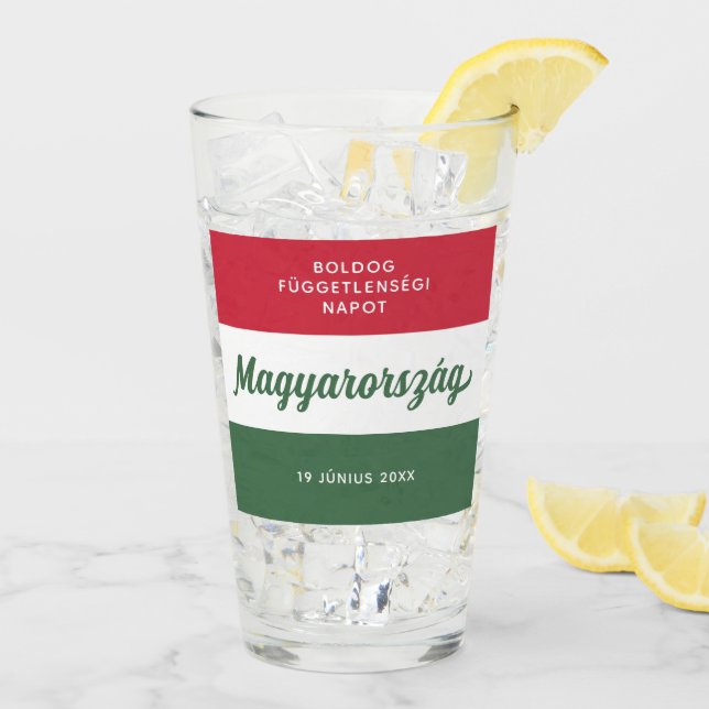 Flagga Independence day Glaskopp (Bakside Is)