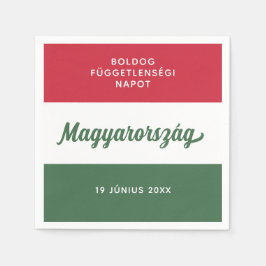 Flagga Independence day Pappersservett