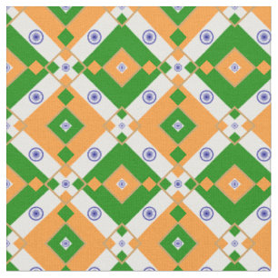 Flagga & India Trendig Fabric mode Tyg