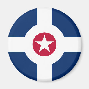 Flagga Indianapolis, Indiana Magnet