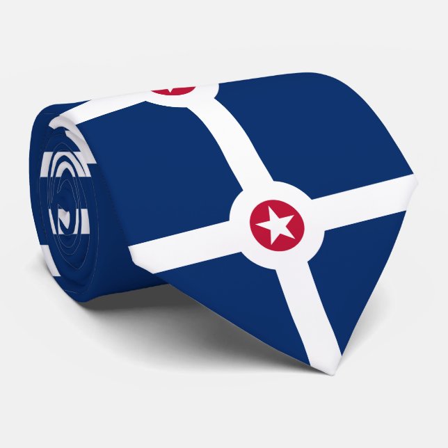 Flagga Indianapolis, Indiana Tie Slips (Rullad)