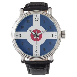 Flagga Indianapolis, Indiana Watch Armbandsur