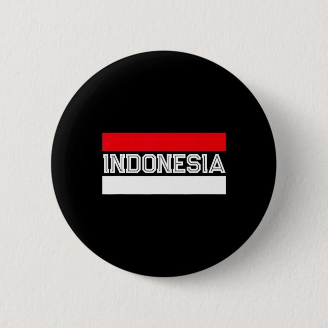 Flagga indonesiska knapp (Framsida)