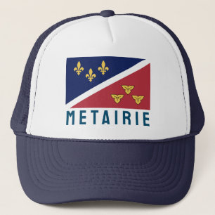 Flagga (inofficiell) av Metairie, Louisiana Keps