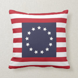 Flagga-inspirerade Betsy Ross Kudde