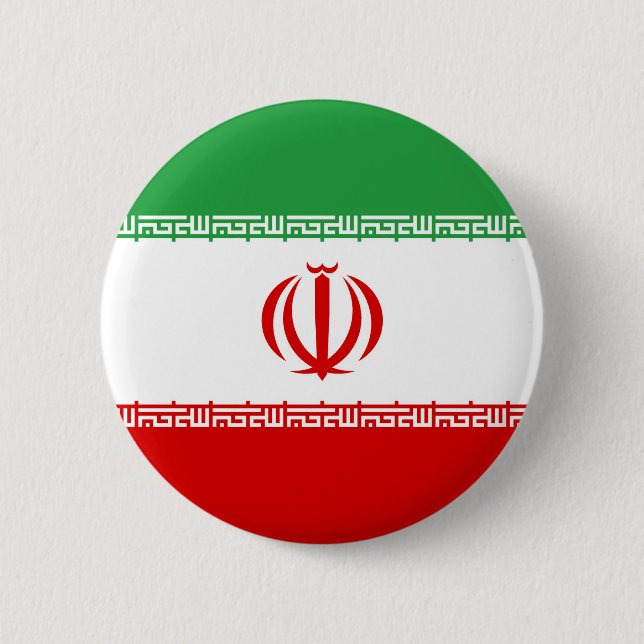 Flagga Iran Knapp (Framsida)