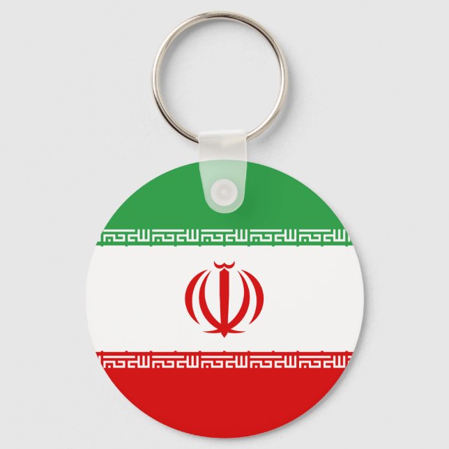 Flagga Iran Nyckelring (Framsida)
