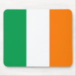 Flagga Ireland Mousepad Musmatta<br><div class="desc">"Irlands Flagga i land" med en lodrät tricolor av grönt, vitt och orange.</div>
