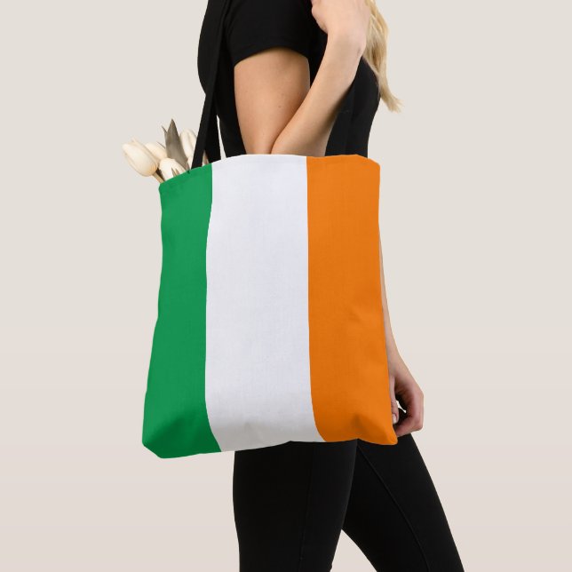Flagga Ireland Shoulder Tote Bag Tygkasse (Närbild)