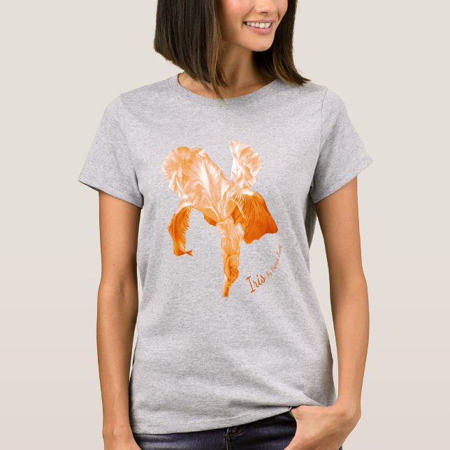 Flagga Iris bra art hösthue t-shirt (Framsida)