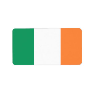 Flagga Irland Adressetikett