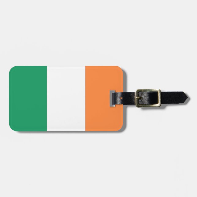 Flagga Irland Bagagebricka (Horisontell Framsida)