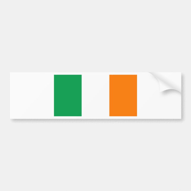 Flagga Irland Bildekal (Framsidan)