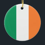 Flagga Irland Julgransprydnad Keramik<br><div class="desc">Flagga Irland</div>