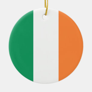 Flagga Irland Julgransprydnad Keramik