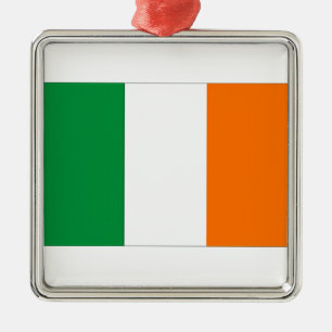 Flagga Irland Julgransprydnad Metall