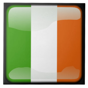 Flagga Irland Kakelplatta