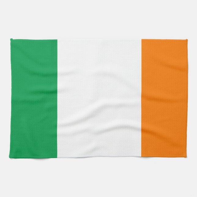 Flagga Irland Kökshandduk (Horisontell)