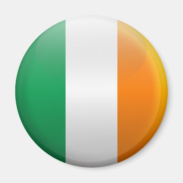 Flagga Irland Magnet (Framsidan)