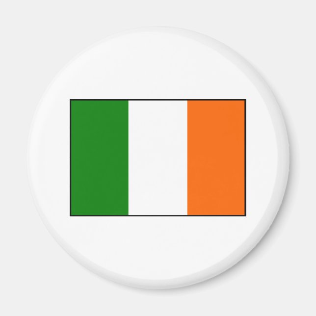 Flagga Irland Magnet (Framsidan)