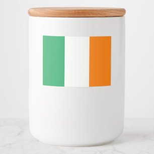 Flagga Irland Mat Etiketter