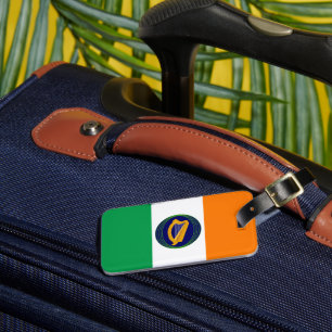 Flagga Irland med Jackande av Arm Bagagebricka