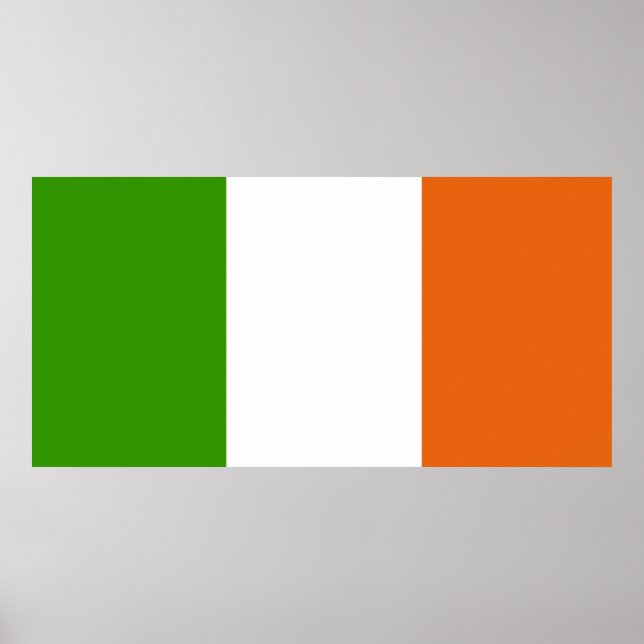 Flagga Irland Poster (Framsidan)