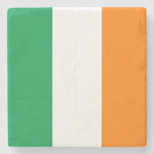 Flagga Irland Stenunderlägg (Framsidan)