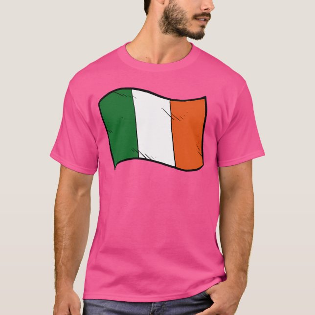 Flagga Irland T Shirt (Framsida)