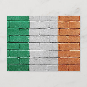 Flagga Irland Vykort