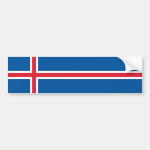 Flagga island bildekal