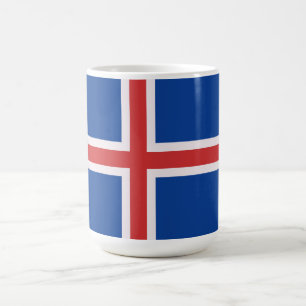 flagga island kaffemugg