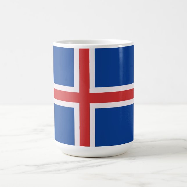 flagga island kaffemugg (Center)