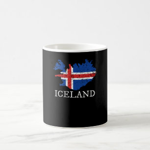 Flagga island kaffemugg