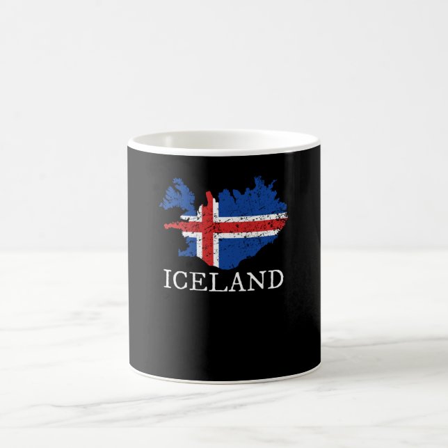Flagga island kaffemugg (Center)
