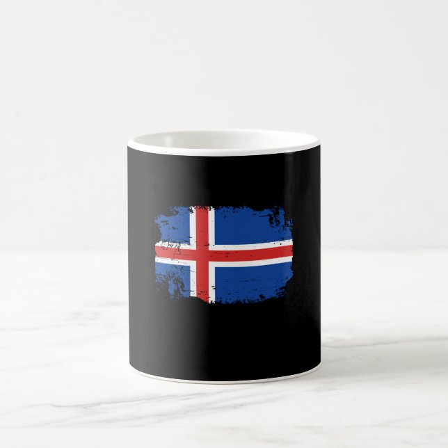 Flagga island kaffemugg (Center)